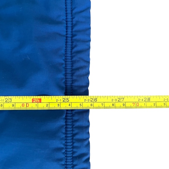 LL Bean Outdoors Blue Canvas Fleece Lined Full Zip Up Jacket Womens Medium VTG - Picture 7 of 10